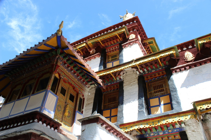 norbulingka, sky, 2K, east Asian Culture, day, temple - Building, cultures, cloud - sky, asia, spirituality, roof, low angle view, place of worship, palace