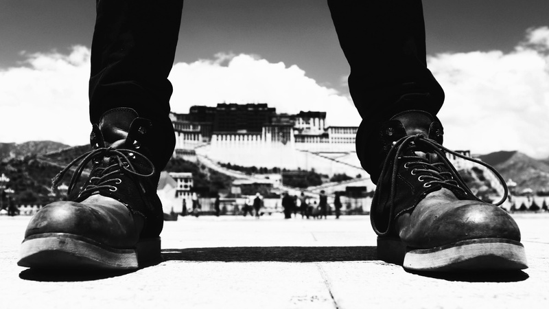 day, only men, lhasa, human body part, body part, real people, men, architecture, sky, government, the potala palace, Potala Palace, human leg, human limb