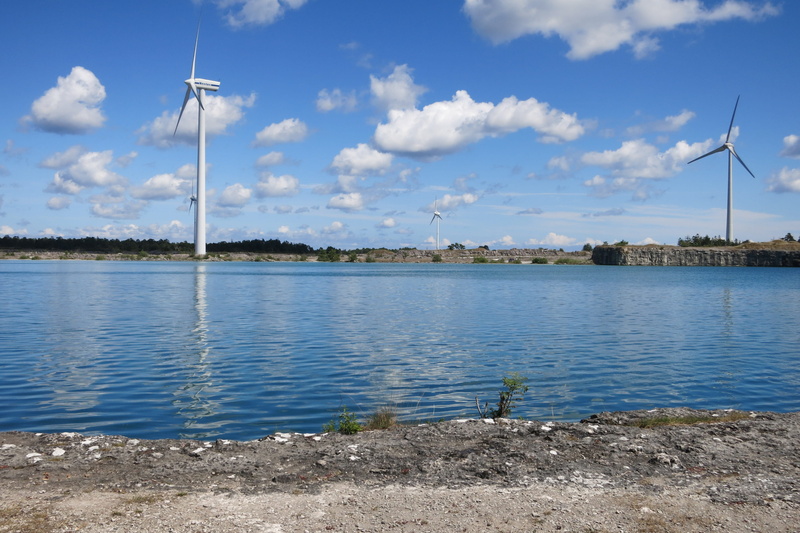 beauty in nature, windmills, environment, fuel and power generation, sky, gotland, outdoors, renewable energy, alternative energy, water, environmental conservation