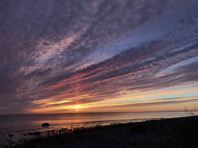 romantic sky, himmel, sky, nature, horizon, 4K, reflection, tranquility, beach, sunset, orange color, gotland, sea, dramatic sky, land, cloud - sky, water