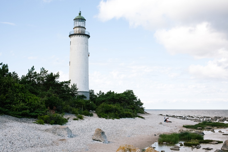 security, rock, nature, architecture, gotland, sea, day, 4K, no people, white, sky, stone, building, lighthouse, seashore, water, outdoors, horizon over water