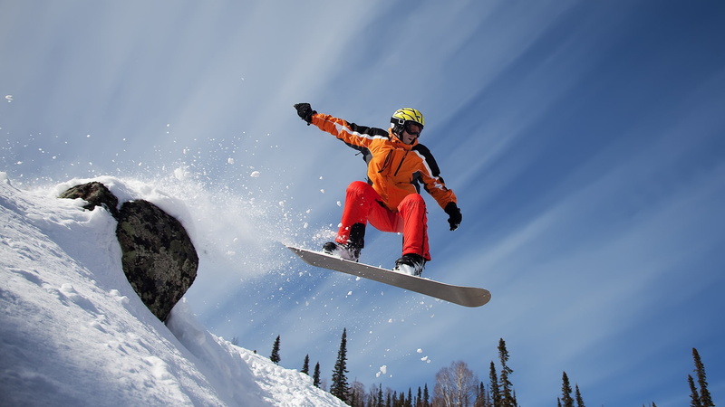 snowboarding, wooden, s, Snowboard, white, 1080P, Mountain, Sport, Snow, outfit, orange, men