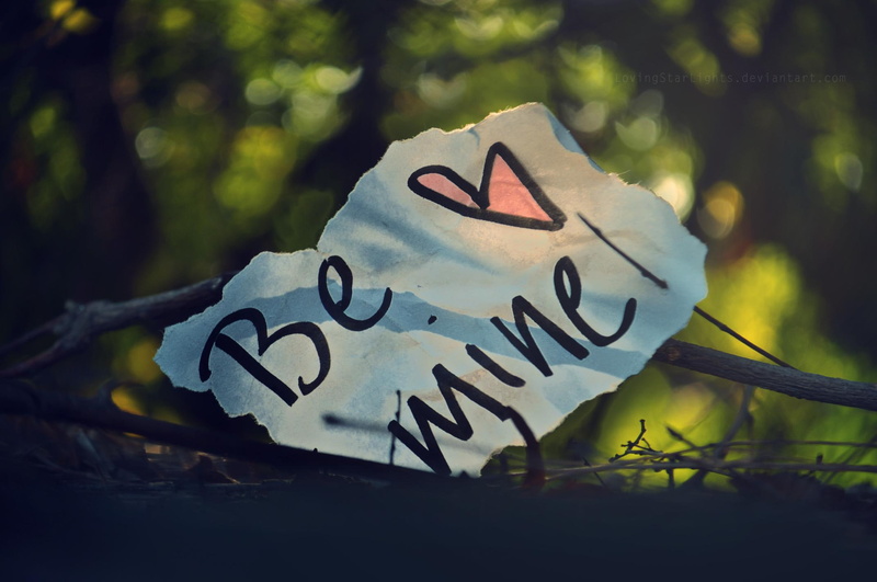 3d and abstract, heart, be mine, note, mine, 1080P, love