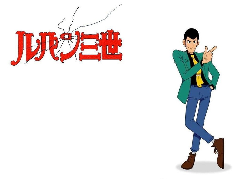 480P, indoors, illustration, lupin, text, standing, mobile phone, social networking, one person, cut out, Lupin The Third, Anime, smart phone, wireless technology