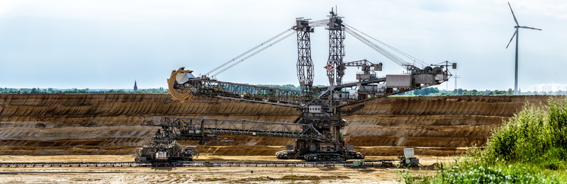 technology, fuel and power generation, wheel, huge, bucket, brown coal, garzweiler, sky, manufacturing equipment, equipment, 8K, environment, photo, excavators