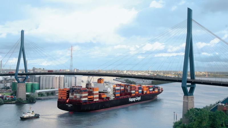 brown, nature and landscapes, tug boat, ship, bridge, cargo, river, 1080P, container, chicago