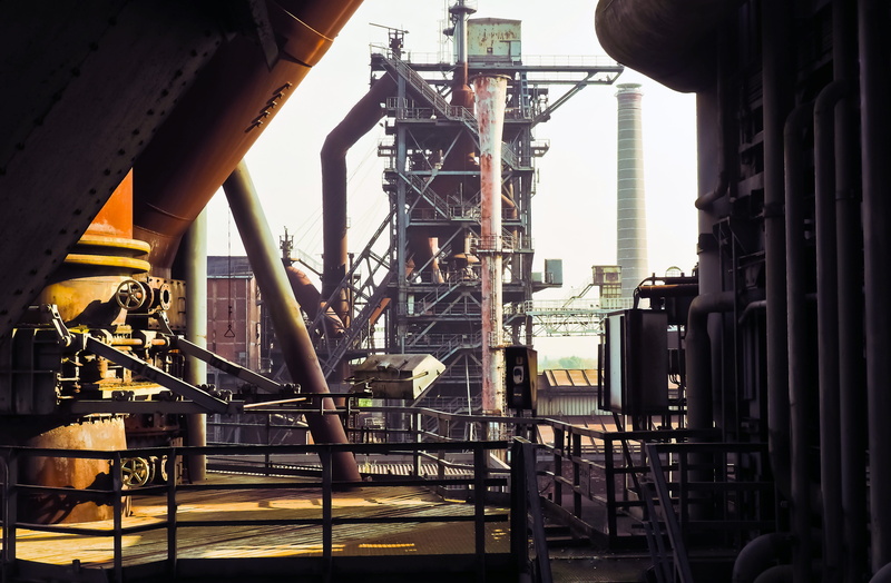 day, Factory, landmark, steel production, business, industrial plant, factory building, historically, nature, ruins, Architecture, indoors, adult, machinery