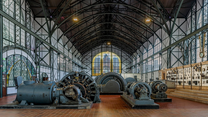 mechanisms, Museum, Germany, Zeche Zollern, Dortmund, 1080P