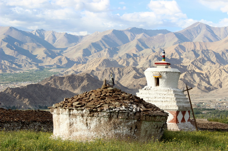 non-urban scene, scenics - nature, landscape, sky, tranquil scene, ladakh, nature, mountain, day, architecture, no people, built structure, cloud - sky