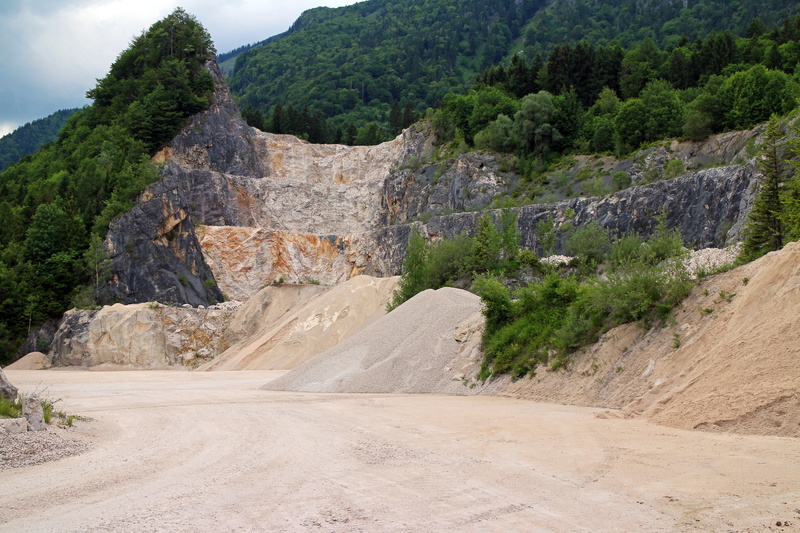 open quarry, rock - object, sky, crash, day, surface quarry, quarrying, removal, mining, 5K, scenics - nature, mountain, travel destinations, solid, land