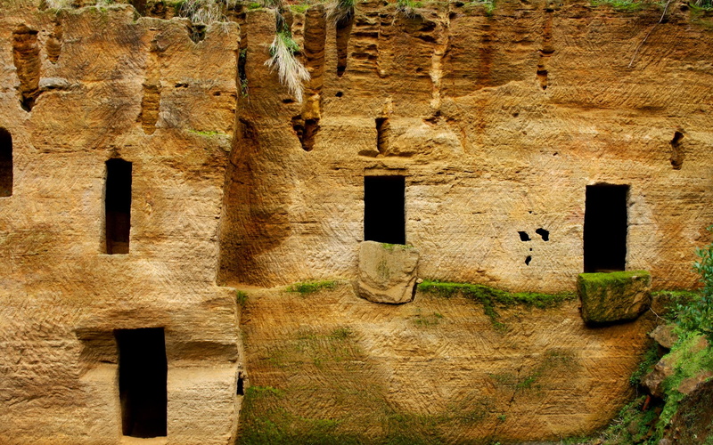 quarry, rock, tunnel, hidden, 2K, architecture, animals, ancient