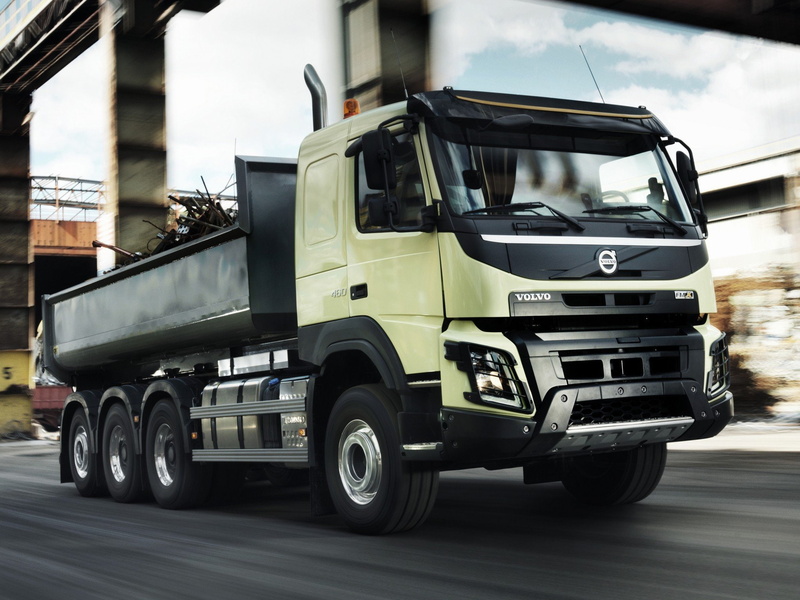 8x4, fmx, 1080P, tractor, volvo, tridem, tipper, semi, 2013, construction, dump