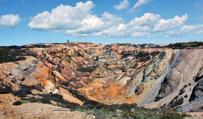 mountain, 5K, cliff, cloud - sky, landscape, rock formation, day, Industrial Wasteland, beauty in nature, scenics - nature, eroded, environment, Paris Mountain