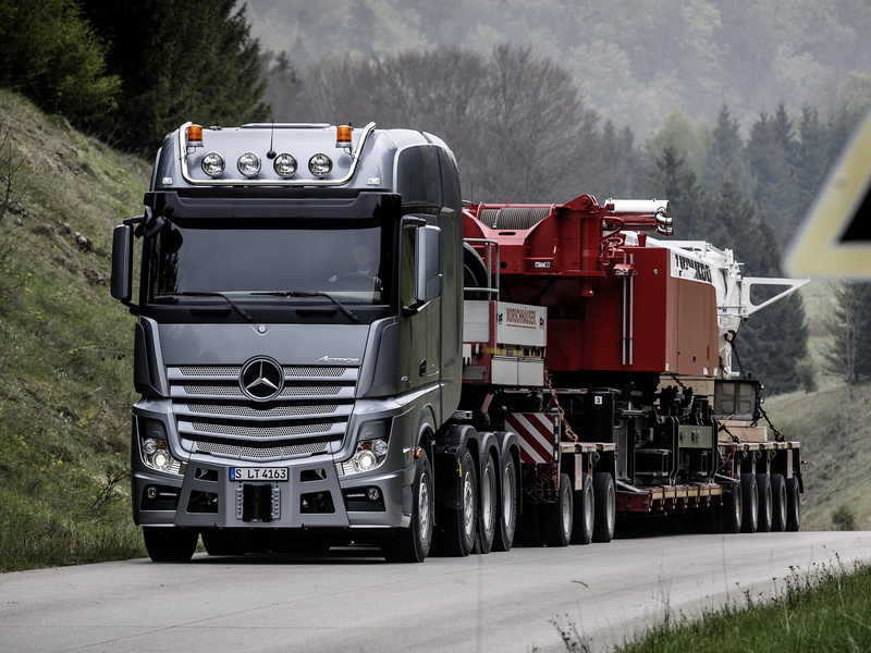 1080P, 2014, semi, mercedes, slt, actros, mp4, 4163, tractor, benz