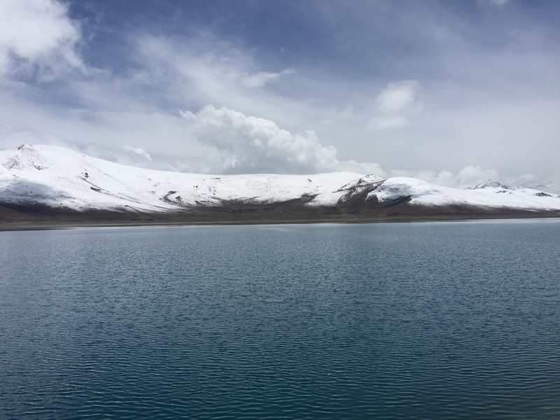 lake, winter, tranquil scene, cloud - sky, the scenery, yanghu, water, no people, cold temperature, snow, beauty in nature, nature, mountain, landscape