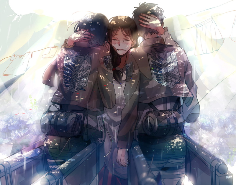 casual clothing, sunlight, women, three quarter length, Carla Yeager, Mikasa Ackerman, young adult, real people, day, bonding, young women, togetherness