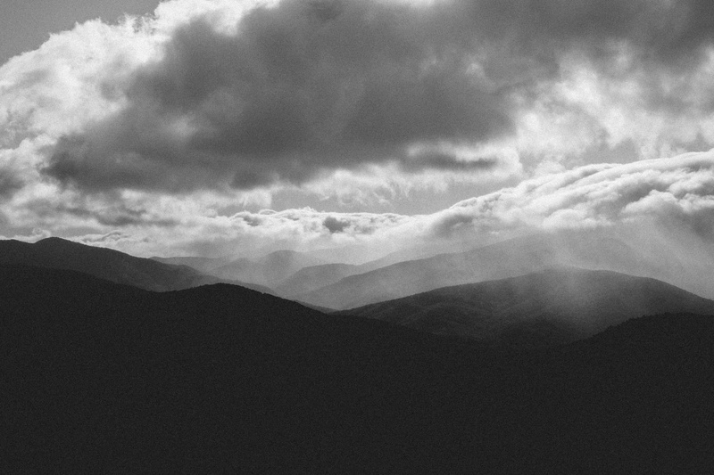 bnw, 4K, tranquility, mountains, filmy, moody, failgrain, grain, scenics - nature, non-urban scene, landscape, lookslikefilm, folk landscape, day, sky