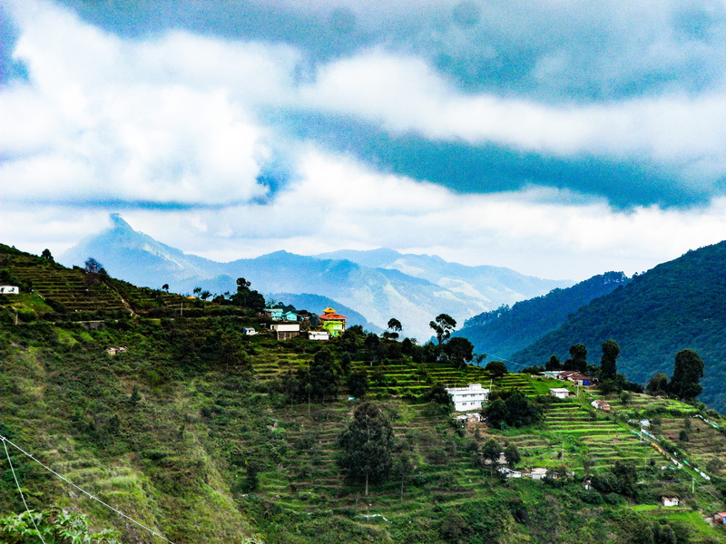 outdoors, non-urban scene, india, 4K, sky, plant, mountain range, beauty in nature, landscape, cloud - sky, tranquility, mountain, travel, environment