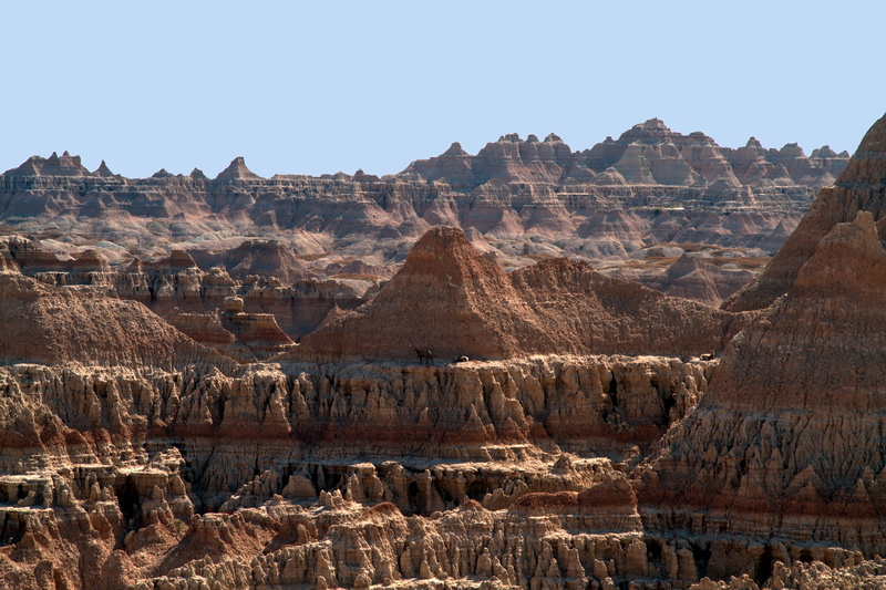 scenics - nature, travel, badlands, outdoors, badlands national park, united states, land, cliff, landscape, sky, south dakota, rock formation, national park