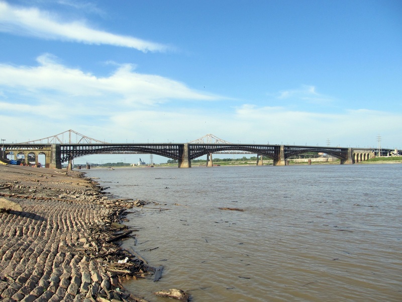 saint louis, 2K, nature, river, bridge, missouri, float, travel, driftwood, muddy, levee, day, travel destinations, riverbank, illinois, connection, cloud - sky