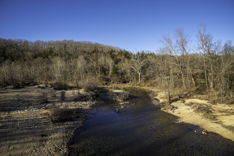 stream - flowing water, trees, day, clear sky, winter, Echo, grass, river, public domain, landscapes, State Park, tranquil scene, park, animal themes, scenics - nature