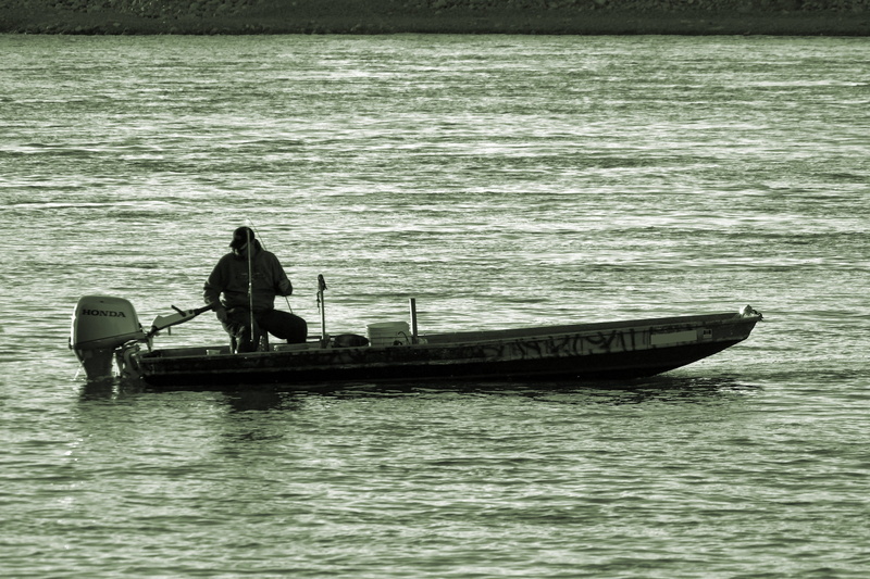 lifestyles, person, scenics - nature, beauty in nature, day, calm, tranquil, gavins point dam tailwaters, fishing, men, nature, active, woman, two people