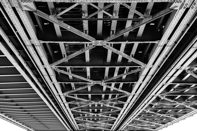 Cologne, bridge - man made structure, girder, ceiling, backgrounds, built structure, railway bridge, train, roof, railway, metal, steel, pattern, metal rods