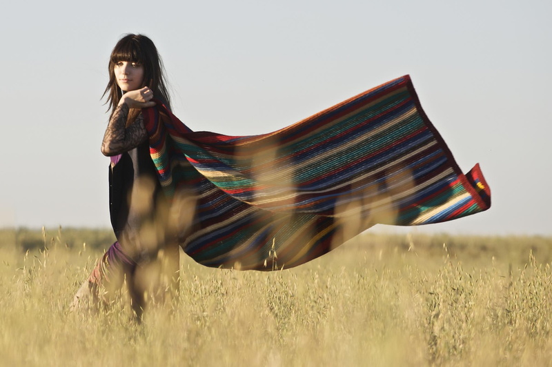 grass field, nature, Mallorca, people, one Person, beautiful, young Adult, woman in red, field, standing, green grass, green, fashion, beauty, summer, green stripe