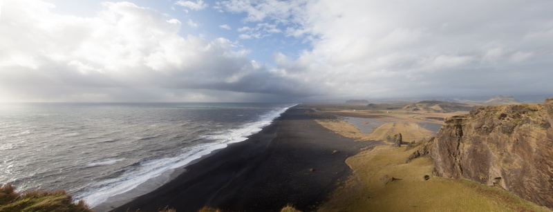 nature, negra, scenics, landscape, seashore, brown, beach, sea, islandia, water, arena, black  sand, rocks, playa, outdoors, 8K, Playas, coastline, wave