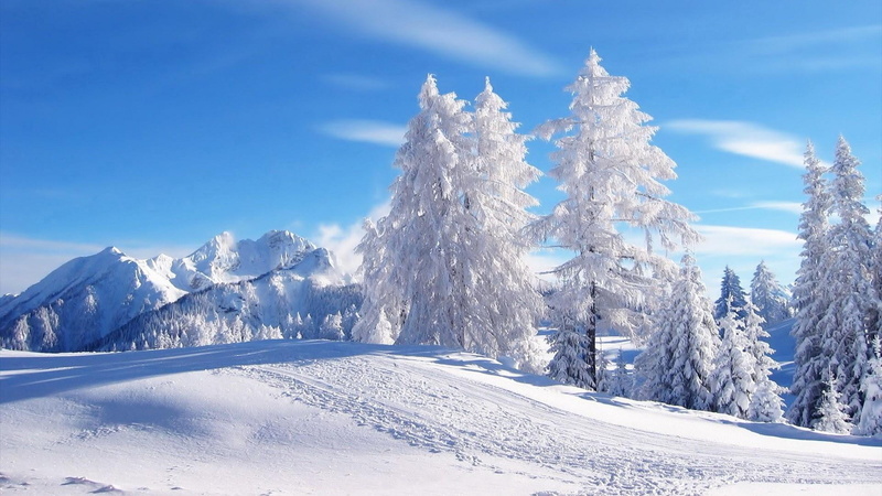 frost, tranquil scene, massif, blue sky, cold temperature, freezing, plant, mountain, blue, mountain peak, winter, landscape, scenics - nature, mountain range
