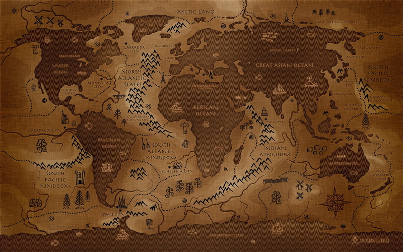 artwork, reversed, history, Vladstudio, 2K, map, world map, inverted