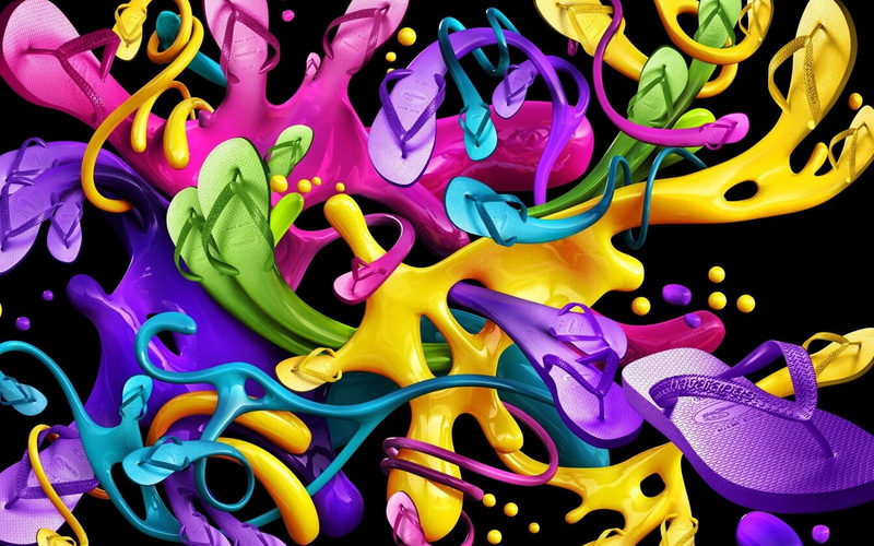 painting, blue, sale, plastic, multi colored, design, abstract, drops, art and craft, flip, Slippers, 1080P, the volume, color, bitnami, no people