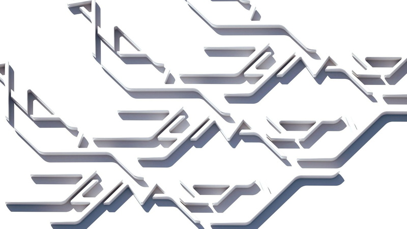 three dimensional, geometric shape, digital composite, studio shot, built structure, design, 1080P, white color, backgrounds, shape, pattern, staircase