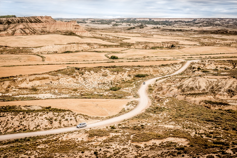 scenics - nature, travel destinations, mountain, remote, winding road, ground, national, transportation, physical geography, bardenas reales, soil, outdoors