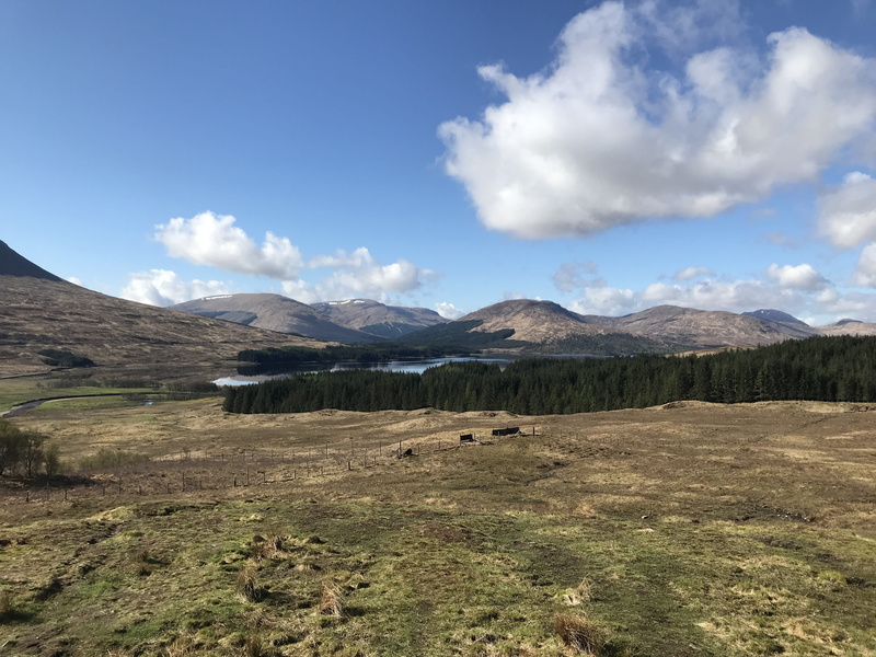 tranquility, nature, england, scotland, scenics - nature, landscape, no people, highlands and islands, idyllic, remote, glen coe, mountain range, mountain peak