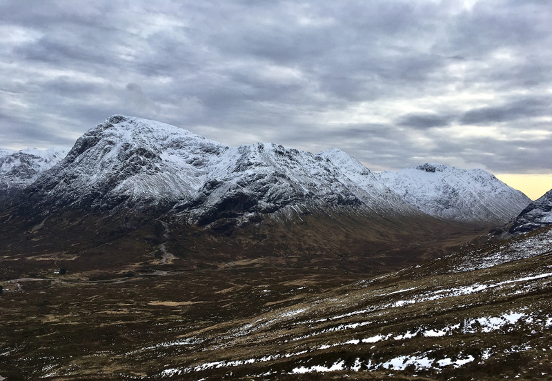 mountain, tranquility, snow, outdoors, day, hiking, no people, landscape, cloud - sky, mountain range, travel, cold temperature, scotland, adventure, sky