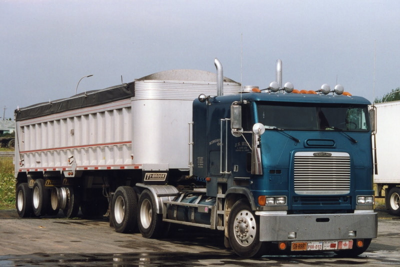9064, dump, trailer, flb, freightliner, 1978, mid-roof, coe, 720P, semitractor