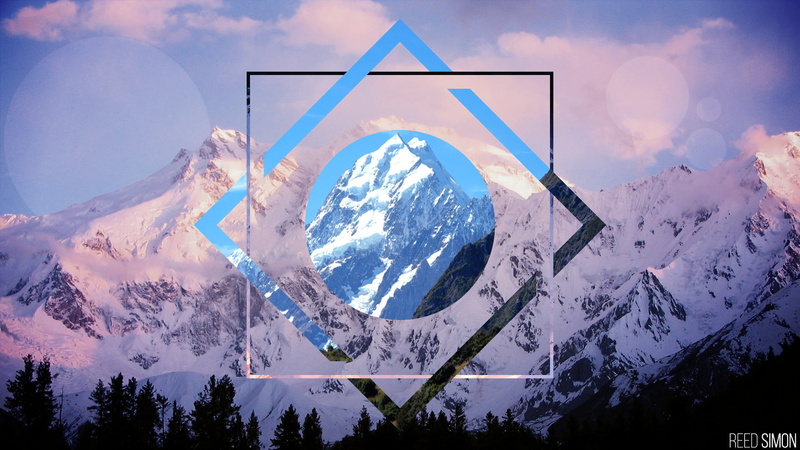 Mountain, Nanga Parbat, Himalayas, Snow, Abstract, 1080P, Polyscape, Circle, Shapes