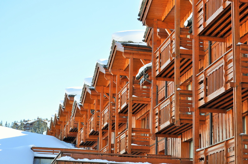 courchevel, brown, mountaineering, city, snowy, sky, ski, winter, sunlight, cottage, building, chalets, white, built structure, winter landscape, summit