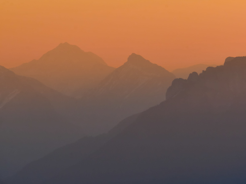dawn, haute-savoie, environment, mountains, beauty in nature, orange color, idyllic, shade, 4K, dusk, tranquil scene, physical geography, non-urban scene