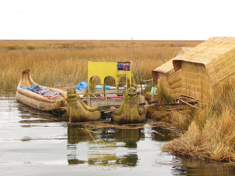 traditional, altitude, river, mountain, no people, old, wood - Material, top, Peru, moored, reflection, floating, transportation, exotic, tradition, house