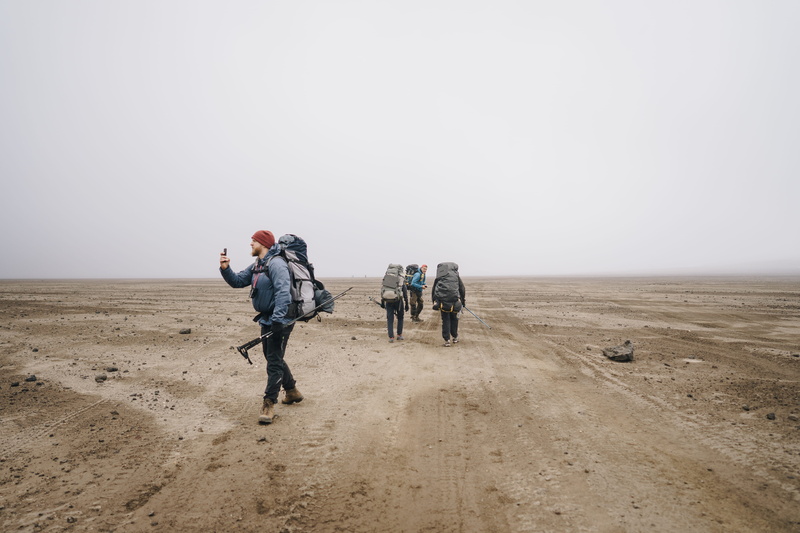 full length, walking, copy space, male, land, research, togetherness, 5K, leisure activity, deserted, human, gravel, nature, environment, ground, dust