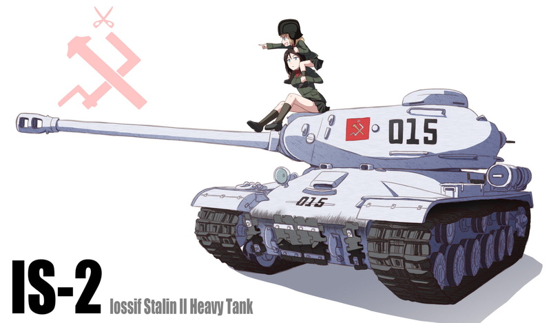 720P, panzer, nonna, tri, girls, und, katyusha