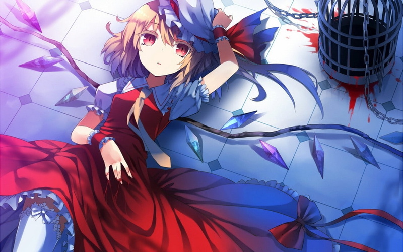 short, hd, art, long, hair, shirt, gree, red, video, 720P, hot, anime, floor, Video Games, skirts, open, touhou, eyes, undressing, purple, games