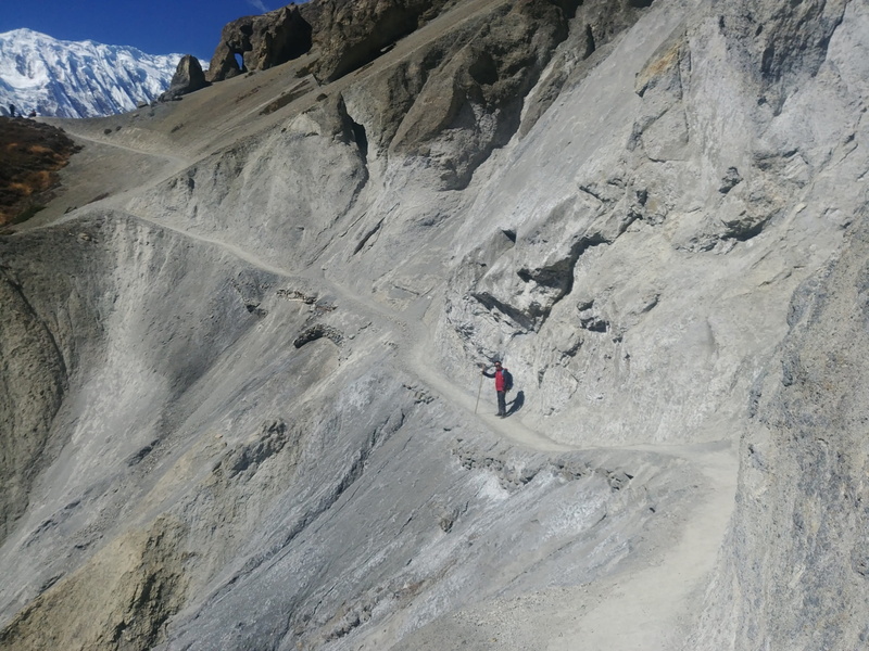 rock - object, himal, pawankawan, rock, treknepal, formation, near, 2K, khangsar, beautiful, day, one person, real people, mountain, adventure, non-urban scene
