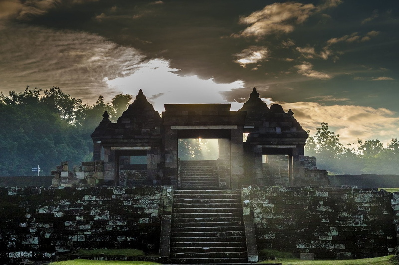 Java (Indonesia), Temples, Indonesia, Ratu Boko, Temple, 1080P