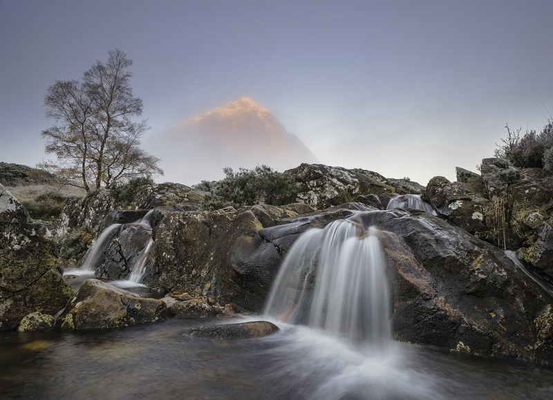 outdoors, scenics, stream, daytime, Scotland, highlands, 480P, landscape, waterfall, rock - Object, water, fog, Zen, photography, river, forest, beauty In Nature