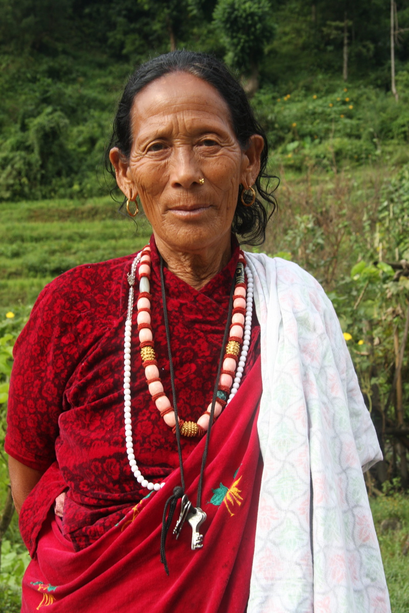 clothing, front view, portrait, outdoors, 4K, women, looking at camera, senior adult, adult, traditional clothing, red, senior women, real people, hairstyle