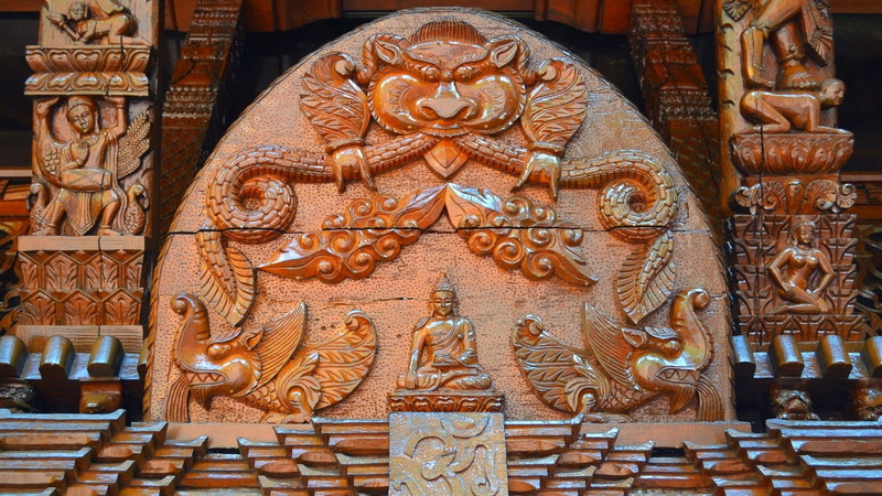 Nepalese, 1080P, Pagoda, Wood, Nepalese Pagoda, Photography, Man Made, Carving, Brisbane