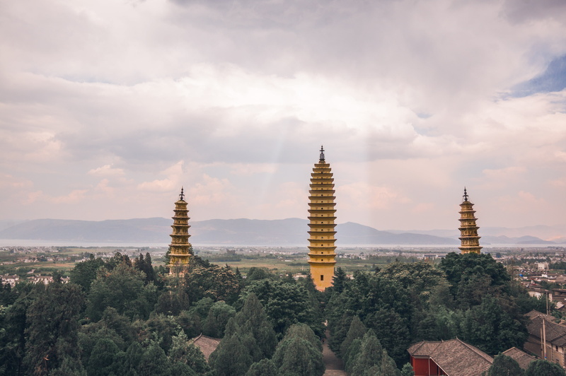 belief, travel destinations, light, spire, pagoda, outdoors, building, place of worship, famous Place, cloud - sky, buddhism, 4K, sky, architecture, tourism